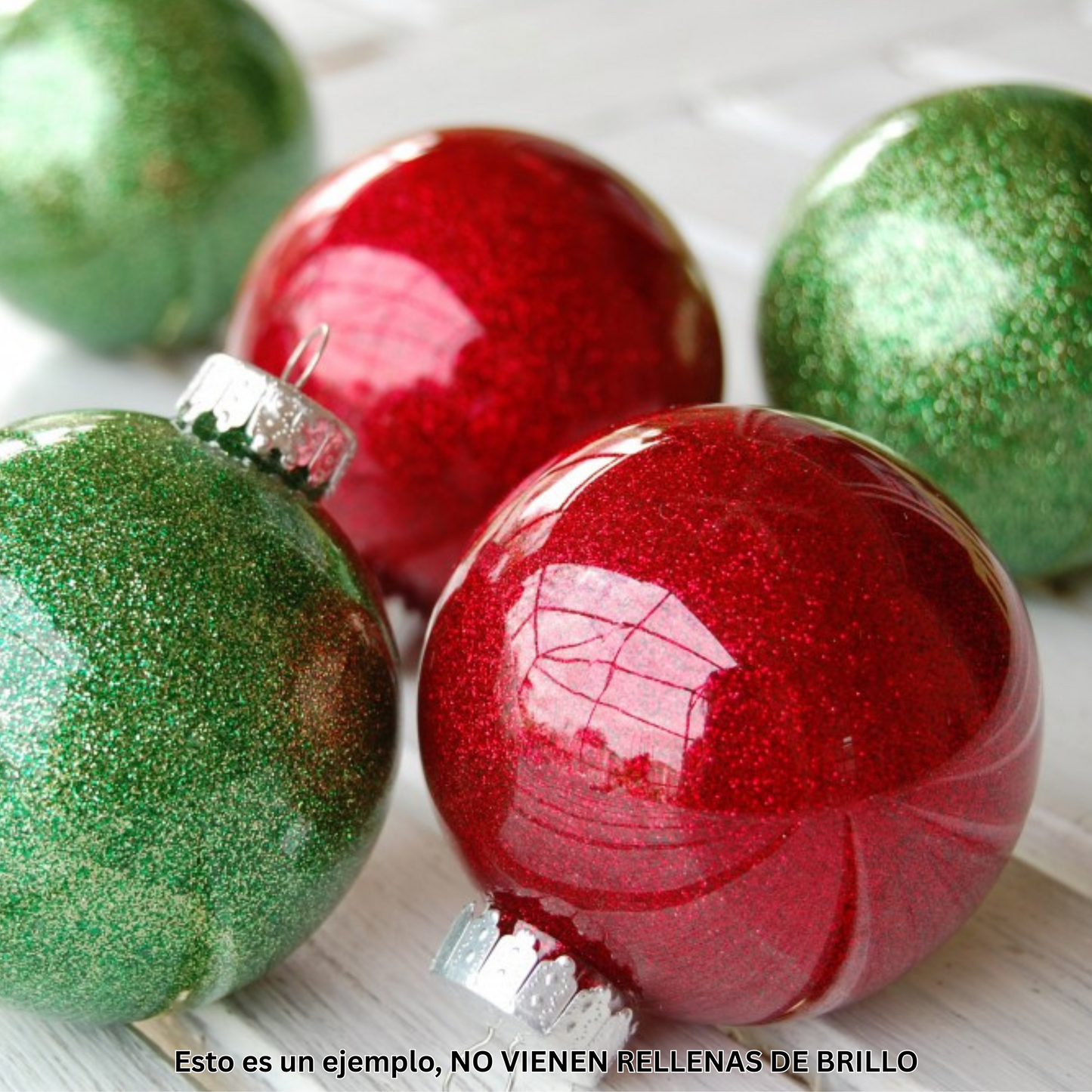 Ornamento de Plástico Redondo / Plastic Round Ornament