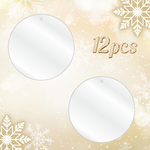 Ornamento Plano de Acrílico / Flat Christmas acrylic ornament