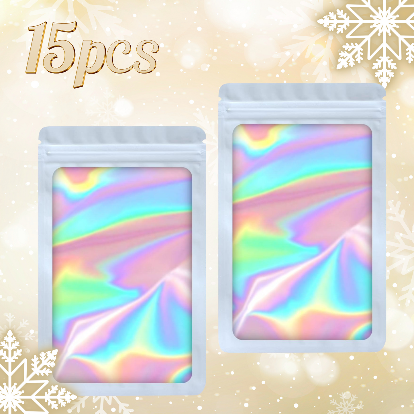 Bolsas Mylar Resellables con Ventana / Mylar Bags with Clear Window