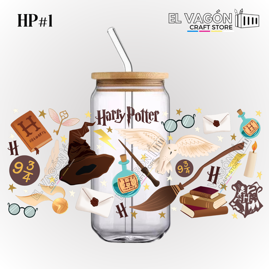 DTF UV - GLASS CAN WRAP (HP WIZARDS)