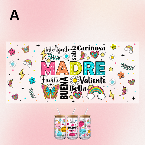 MADRES UV DTF - TUMBLER WRAP