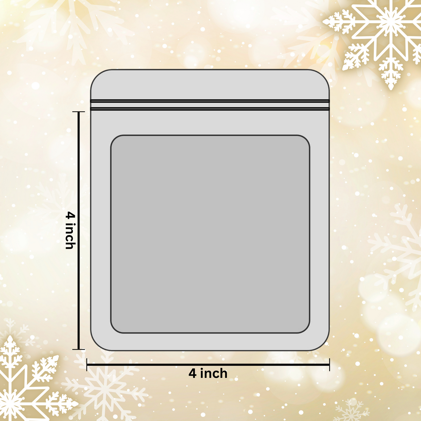 Bolsas Mylar Resellables con Ventana / Mylar Bags with Clear Window