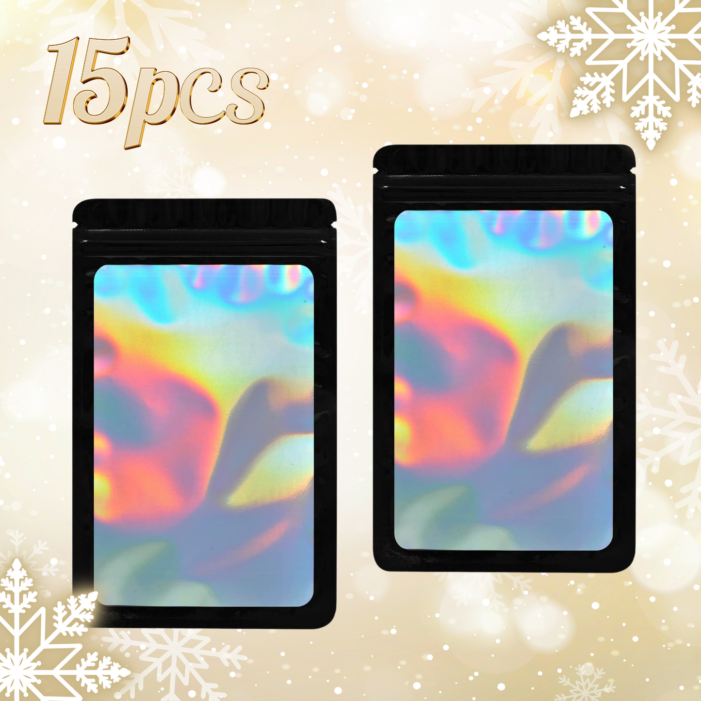 Bolsas Mylar Resellables con Ventana / Mylar Bags with Clear Window