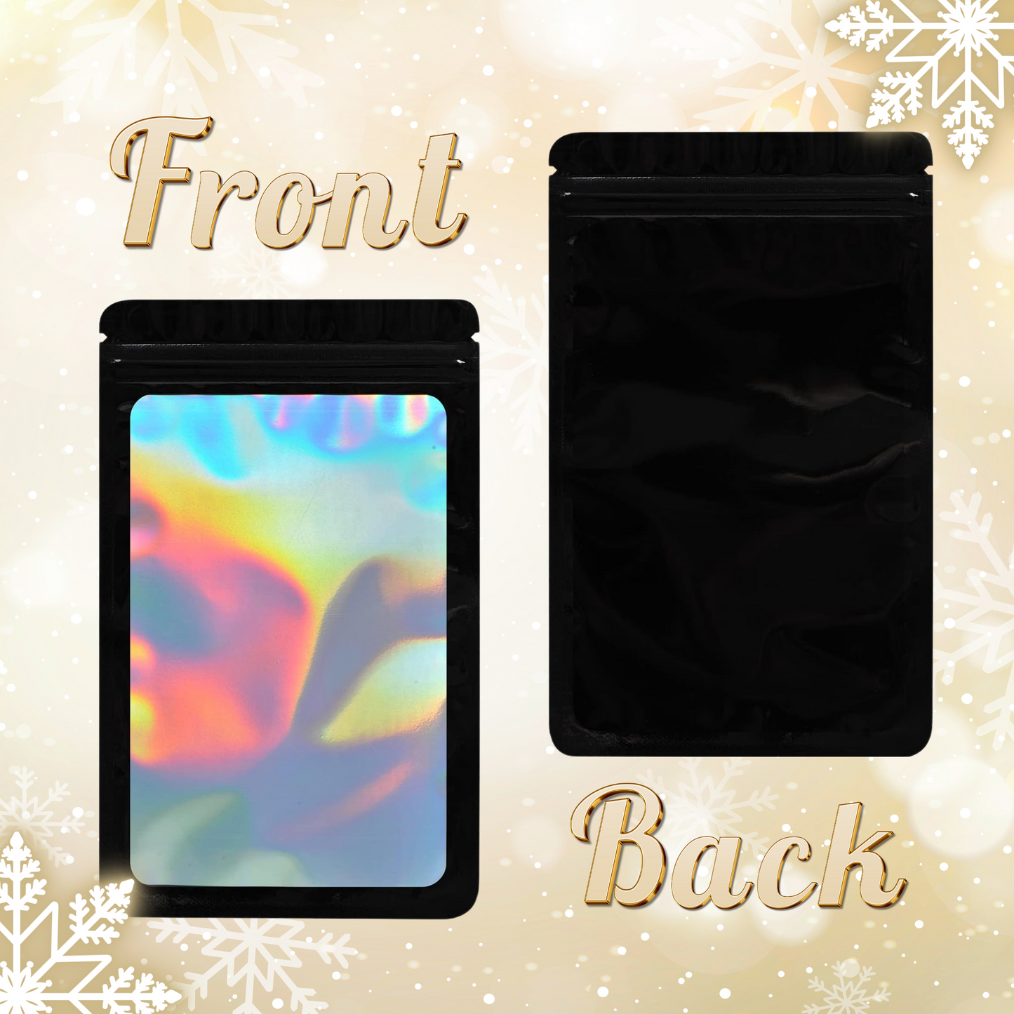 Bolsas Mylar Resellables con Ventana / Mylar Bags with Clear Window