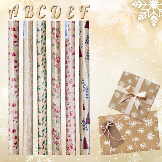 Papel de Envoltura para Regalos / Kraft Gift Wrapping Paper