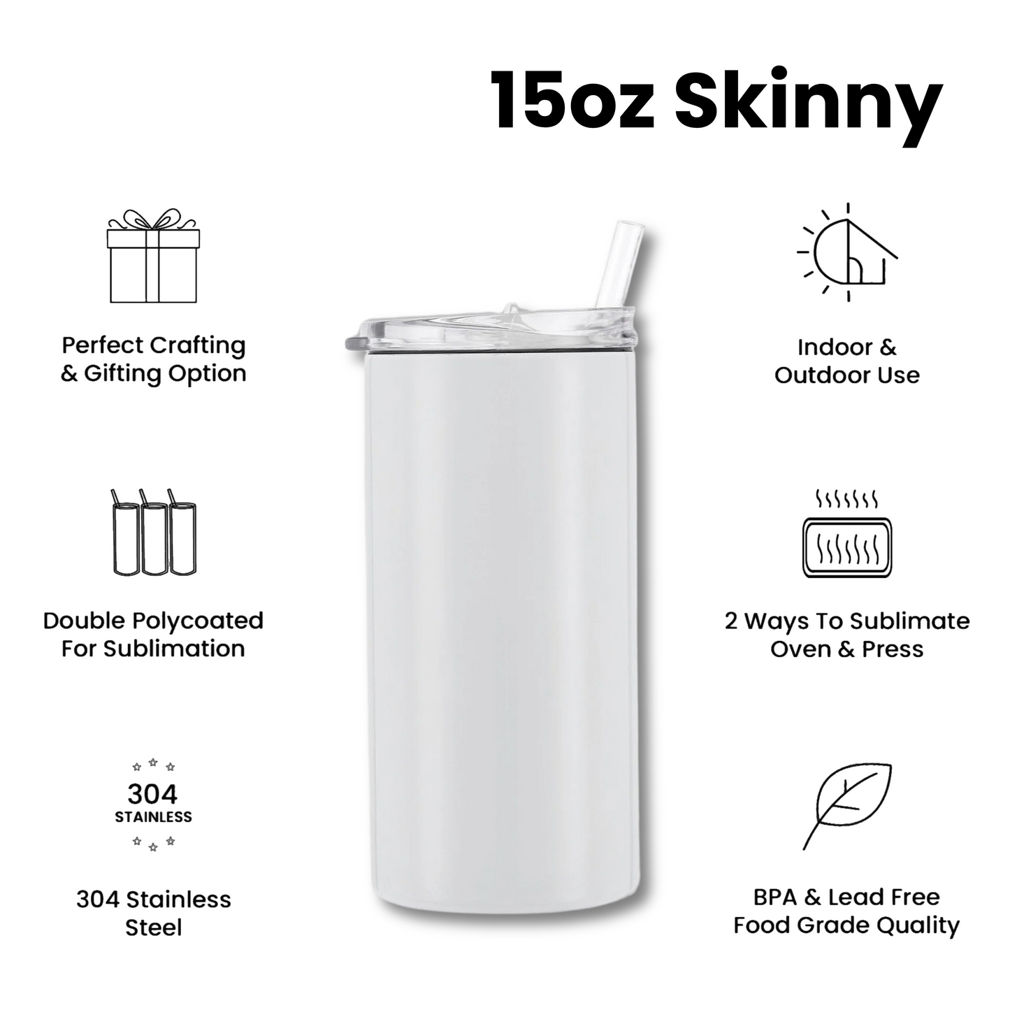 Skinny Tumbler - Sublimacion