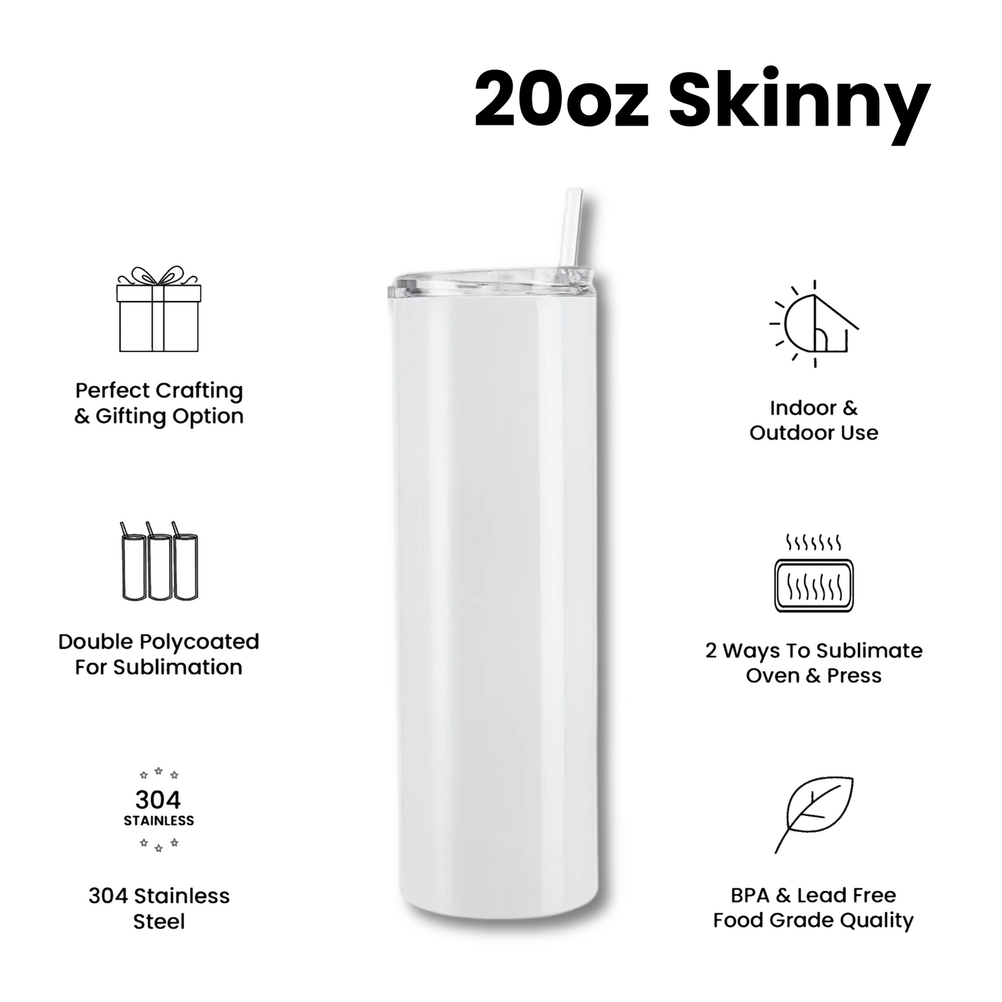 Skinny Tumbler - Sublimacion