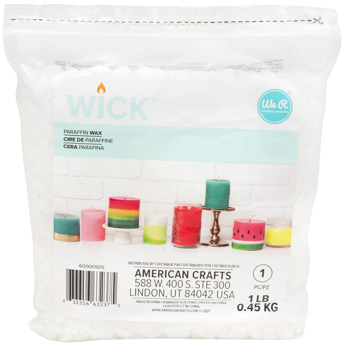 WICK - PARAFFIN WAX 1 LB