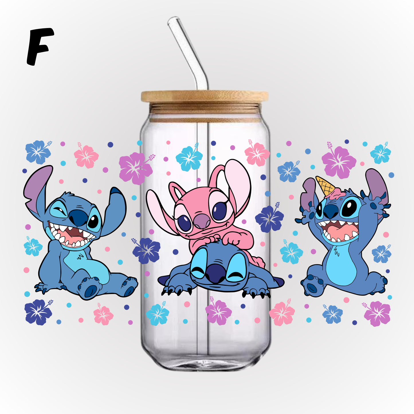 UV DTF - GLASS CAN WRAP (STITCH)
