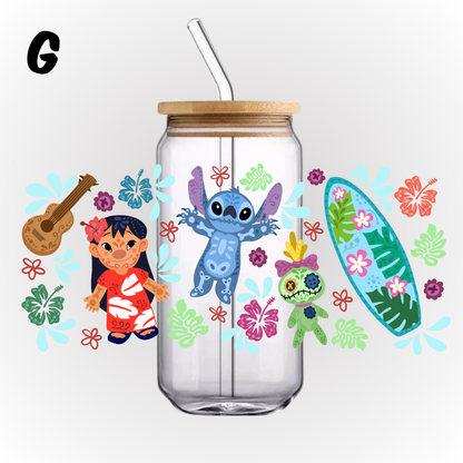 UV DTF - GLASS CAN WRAP (STITCH)