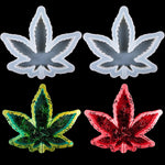 Molde de Cenicero Hoja de Cannabis
