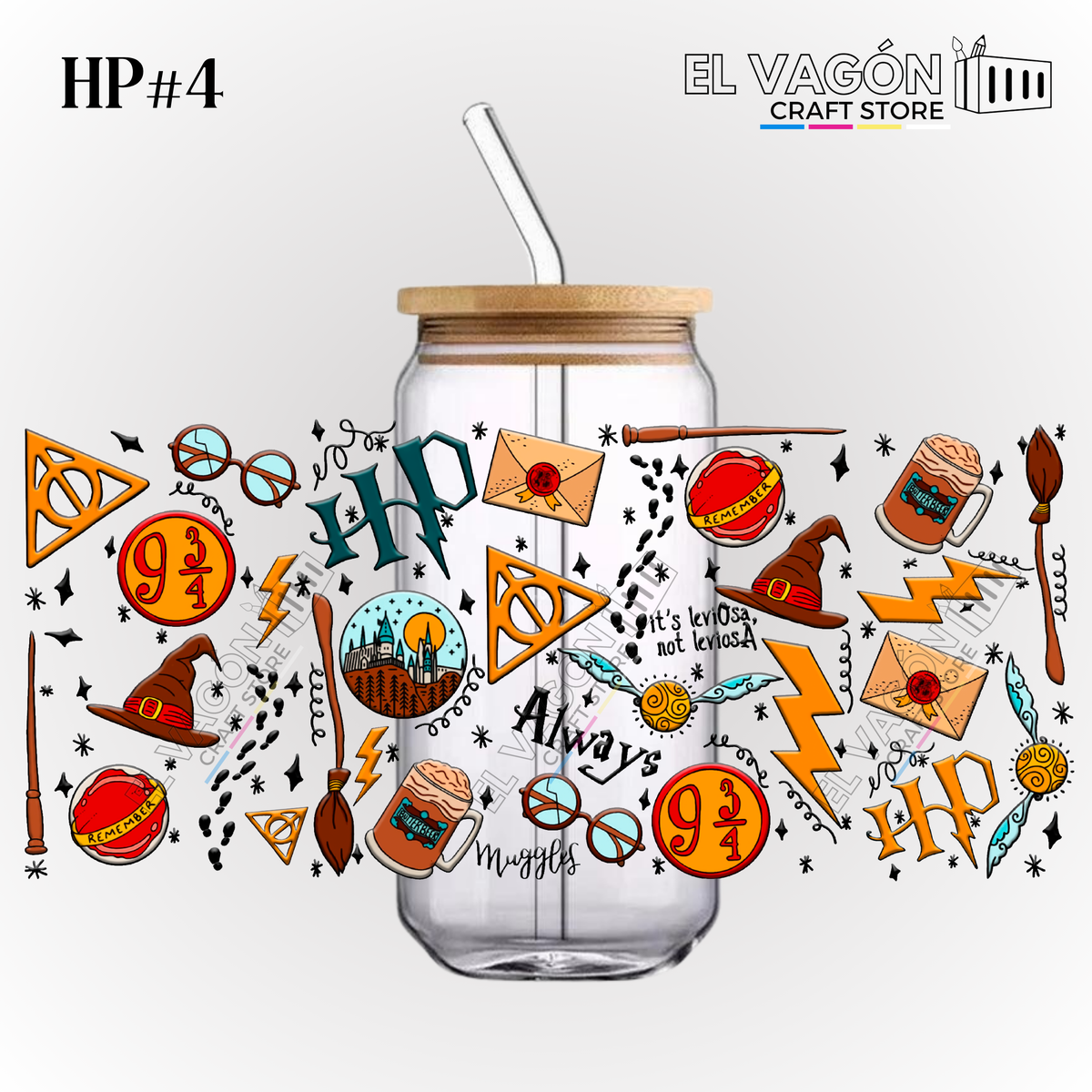 DTF UV - GLASS CAN WRAP (HP WIZARDS)