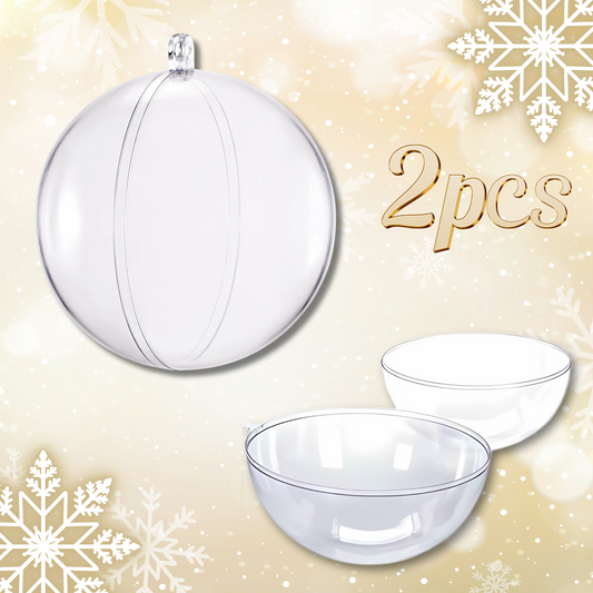 Ornamento Rellenable Abierto / Fillable Christmas Ornaments