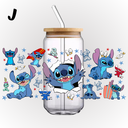 UV DTF - GLASS CAN WRAP (STITCH)