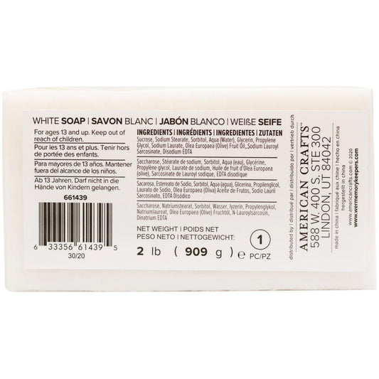White SOAP 2LB (American Crafts)