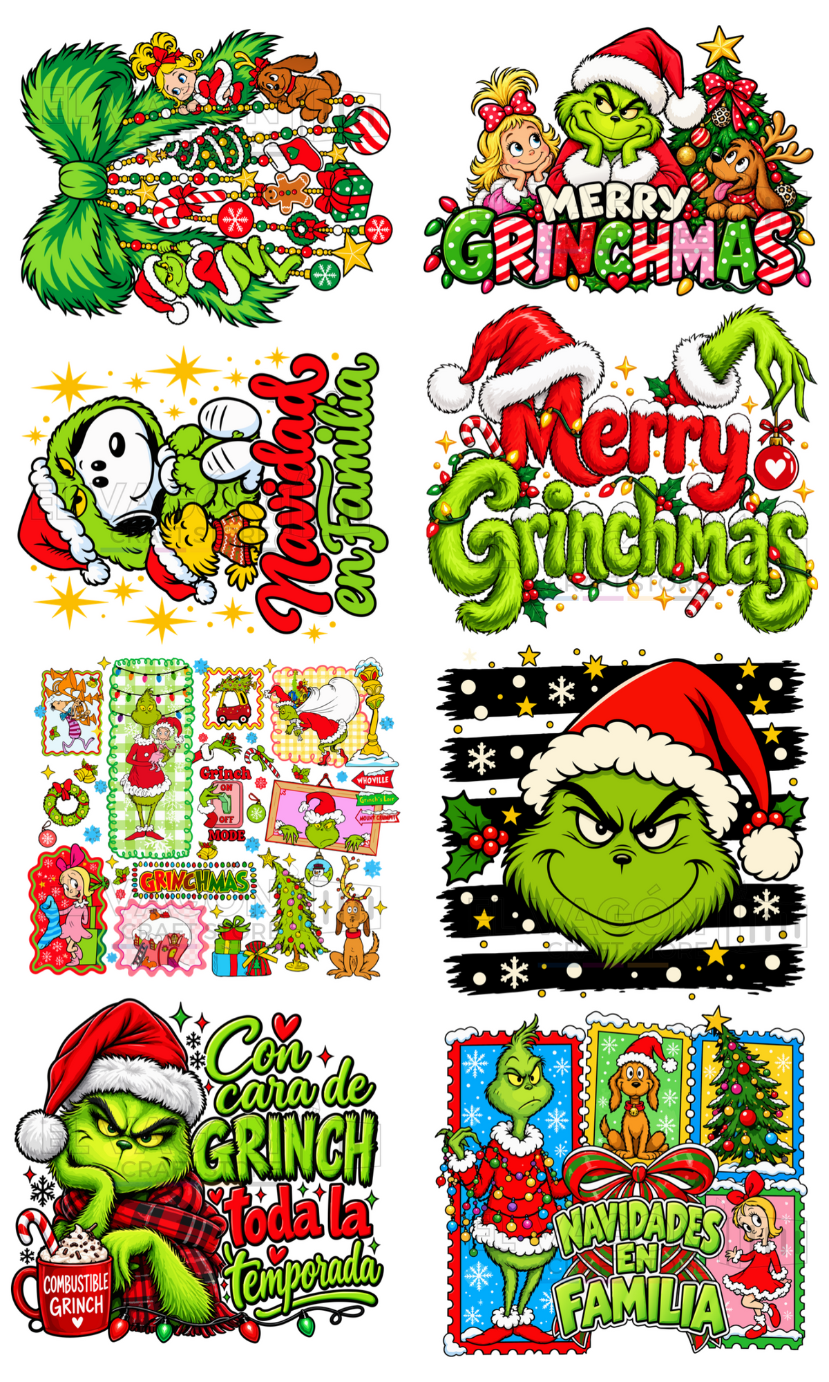 GRINCH YARDA PREDISEÑADA / GRINCH DTF GANG SHEET