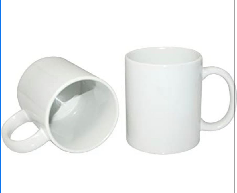 Taza blanca para sublimar 11oz